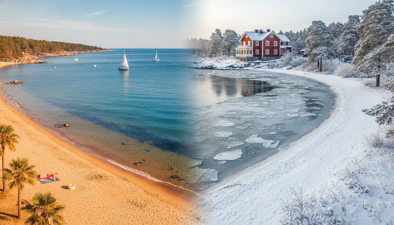 Mihin aikaan vuodesta Hankoon? Neljän vuodenajan opas luksuslomaan