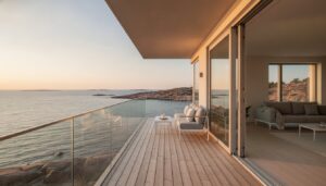 Penthouse asunnon vuokraus Hanko: Koe luksusloma meren ja kattojen yllä